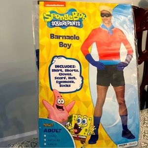 Halloween costume- sponge Bob Barnacle Boy